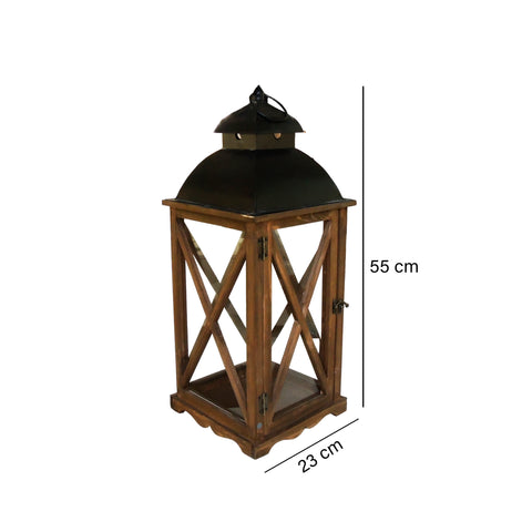 Farol Madera Cafe Olmo 23x55 cm