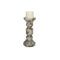 Candelabro Gris Emperador 10.5x10.5x22 cm