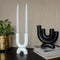 Candelabro x4 Negro Home 17.5 x 18.5 cm