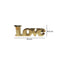 Escultura LOVE Oro Love 24x3.5x8.5 cm