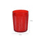 Vaso Diamante 16 Oz Rojo Viena 9X11Cm